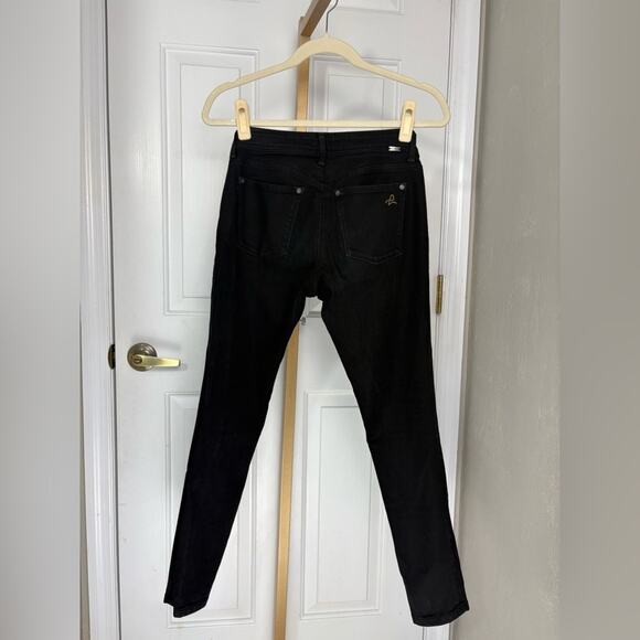 DL1961 Size 29 Emma 360 Skinny Ankle Black Denim High Waist Grunge - Picture 9 of 13